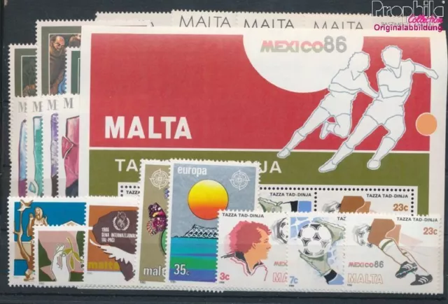 Malta 743-761 (complete issue) Volume 1986 completeett unmounted mint  (10331890