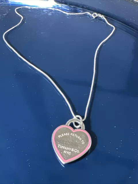 tiffany co necklace heart