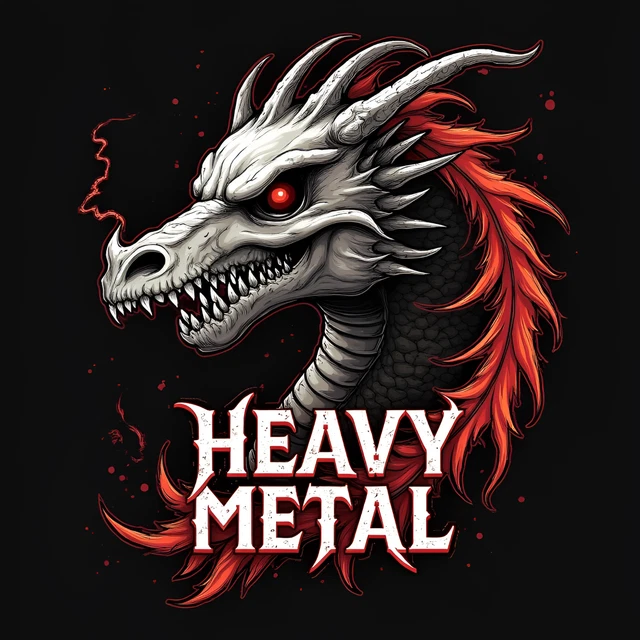 HEAVY METAL AUFKLEBER Vinyl Sticker Musik Laptopaufkleber Rocker ...