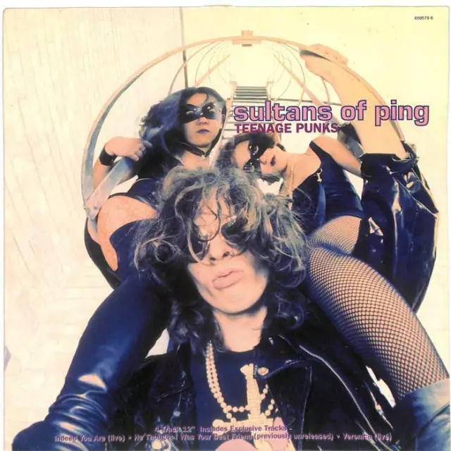 Sultans Of Ping Teenage Punks UK 12" Vinyl Record Single 1993 6595796 45 EX-