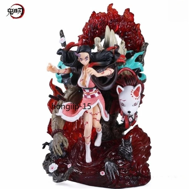 New Anime Demon Slayer Kamado Nezuko PVC Figure Statue Model Collection Toy Gift