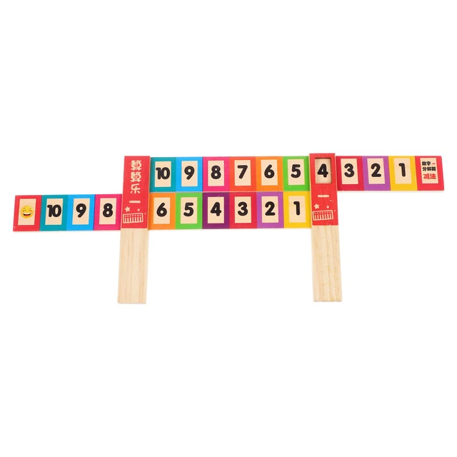 DIGITAL RESOLUTION RULER Counting Math Wood Rulers for Kids Child £5.88 ...