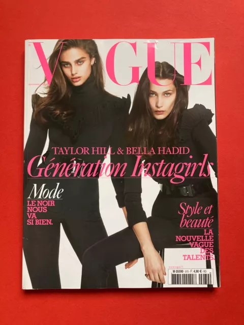 VOGUE Paris 970 september 2016 cover Bella Hadid Taylor Hill mode magazine