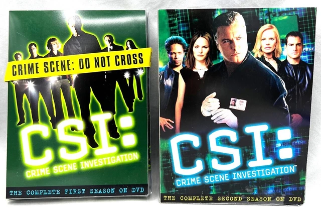 CSI CRIME SCENE Investigation Complete First and Second Seasons DVD Box ...