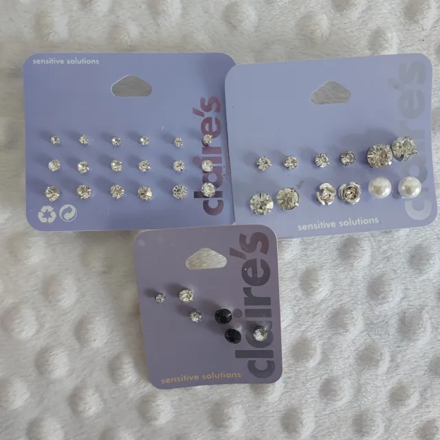 Llama, Unicorn, Dinosaurs Cat, Penguin Lot of Claire's Earrings New in  Package