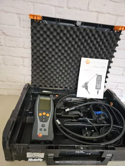 Testo 327-1 Kit Analizzatore Fumi Con Caricabatterie Inc Vasche (10)