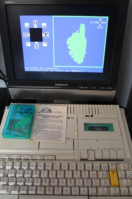 QUEST culture général jeu pour THOMSON MO5 TO7 1984 rare cassette
