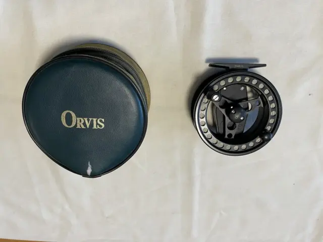 ORVIS BATTENKILL LARGE Arbor V Salmon fly Reel with Spey Fly Line & Padded  Case £189.95 - PicClick UK