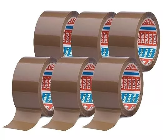 6 Ruban adhésif Tesa colis Packaging rouleaux carton emballage boîte 66m x 50mm