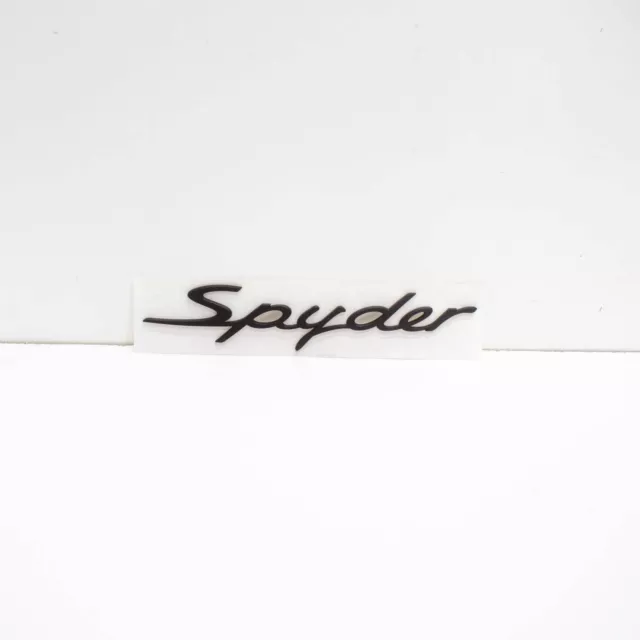 New Genuine Porsche Boxster "Spyder" Rear Emblem Black P/N 98755923903 OEM