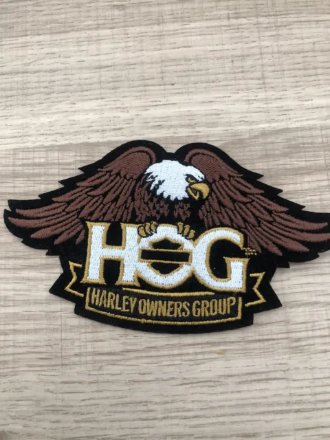 HOG Harley Owners Group Embroidered  Sew on Patch SMall New!