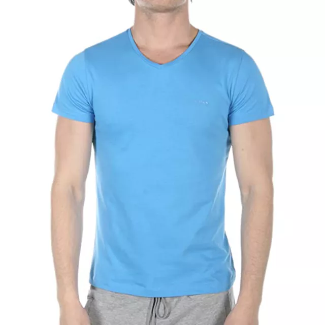 HUGO BOSS SLIM Fit V-Neck Canistro Essential T-shirt 50259122 431 $49. ...