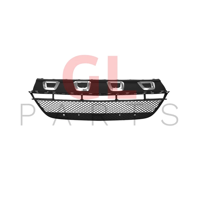 Grille Avant AMG Style Panamericana Pour Mercedes GLC X253 - Aspect 63 GT, Complet Noir Brillant, Neuve