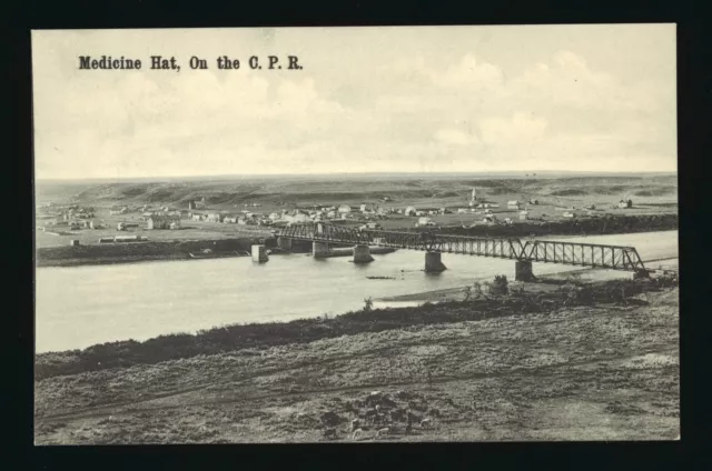 Medicine Hat on the CPR Medicine Hat taken from northeast Crescen- Old Photo