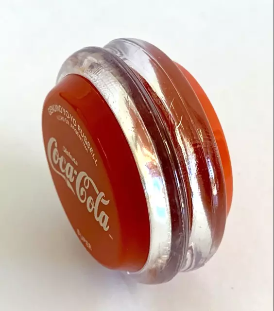 Genuine 80's Disfruta Coca-Cola Russell "SUPER" Coke YO-YO With Clear Rim 3
