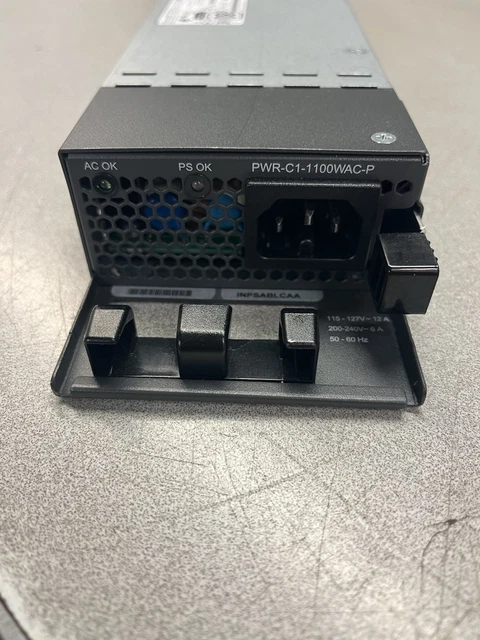 Cisco PWR-C1-1100WAC-P 1100W AC Power Supply - Platinum Rated
