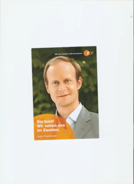 Gabor  Biedermann  - Autogrammkarte, ohne Signatur,   ,aus Rosenheim Cops-ZDF