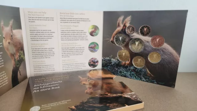 Coffret BU Euros Irlande 2023 - 8 pièces 1 centimes à 2 Euros