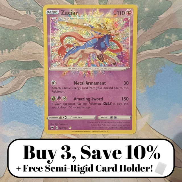Pokémon - Zacian - 082/185 - Vivid Voltage - Amazing Rare