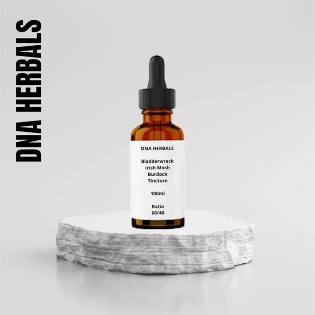 DNA HERBALS - Irish Moss & Bladderwrack & Burdock Tincture - 100ml