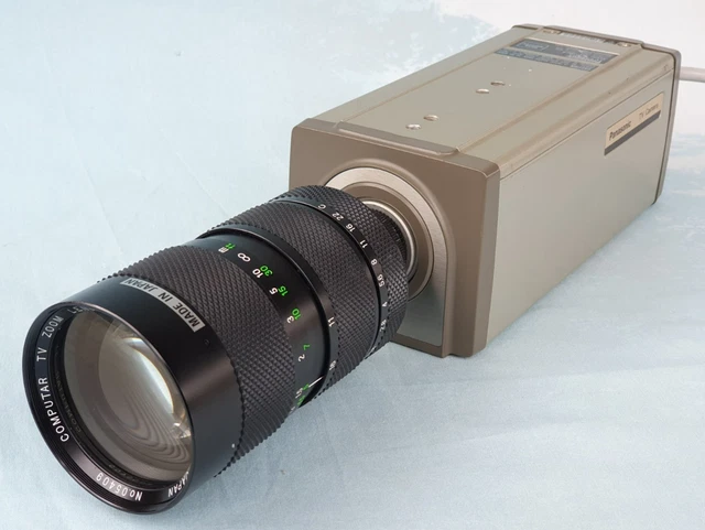 Caméra De Télévision Vintage Panasonic WV-1500 - Pour Pièces Ou Collection