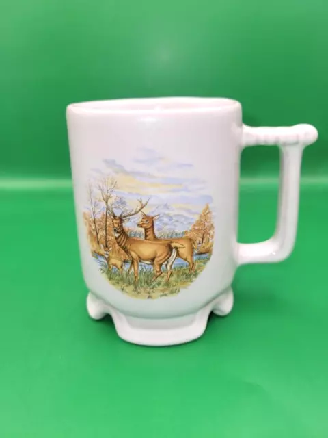 ~Vintage Frankoma Pottery  Deer Coffee Cup C1~ Very Nice~ Rare~