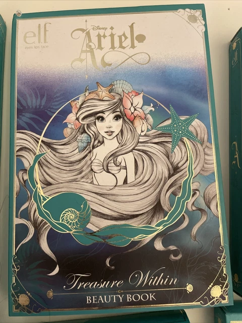 ELF Disney Ariel Makeup Palette Beauty Book Treasure Within Limited Edition