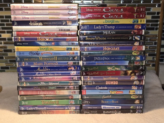 WALT DISNEY PIXAR Classics (1937 - 2026) DVD Collection! With