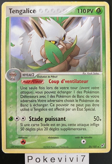 Carte Pokemon TENGALICE 25/107 Rare Bloc EX DEOXYS FR OCCASION