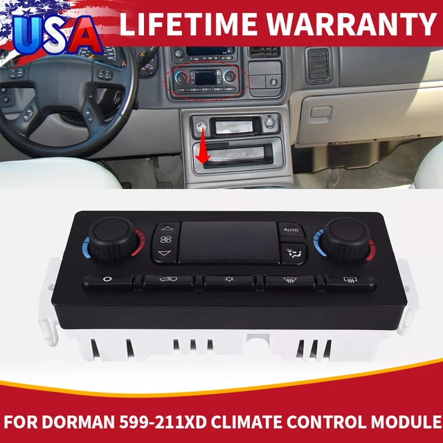 IMPROVED 599211XD CLIMATE Control Module For Chevy GMC Silverado Tahoe