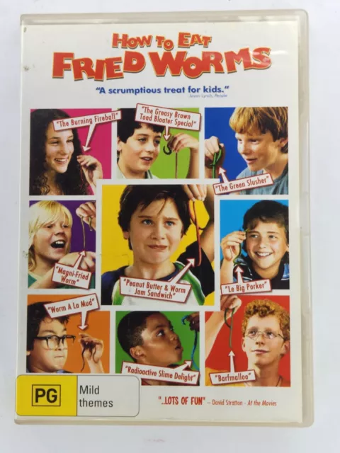 How To Eat Fried Worms - 2007 - R4 DVD - Luke Benward Hallie - Ex Rental