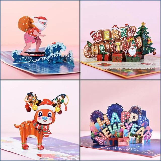 Christmas Pop Up Card 3D Christmas Cards Christmas Cards Pop Up card 3D Card