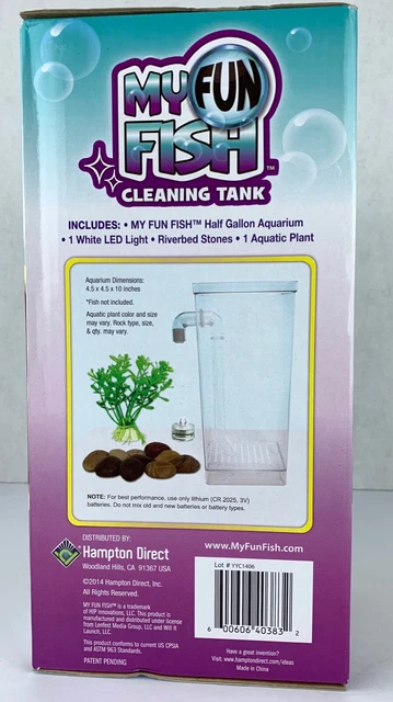 My Fun Fish Self Cleaning Tank Small Aquarium As Seen on TV 3