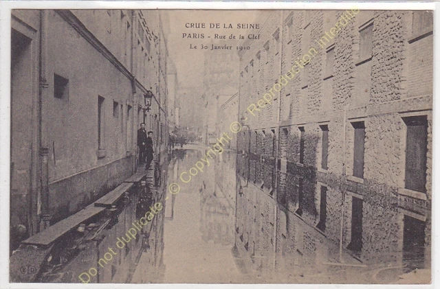 CPA 75005 Paris Raw's La Seine 1910 Street La Key Cartoon Edit Eld