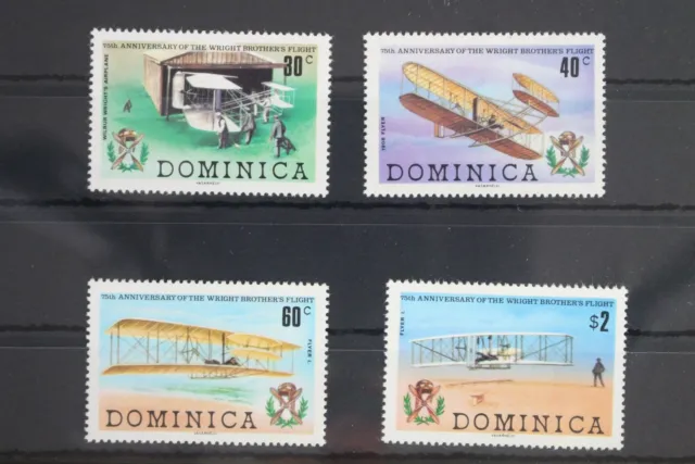 Dominica 581-584 postfrisch 75. Jahre Motorflug #WW035