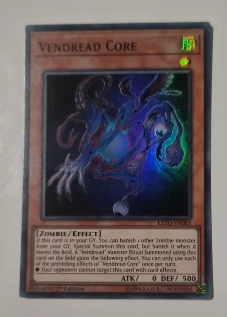 Vendread Core - EXFO-EN083 - Super Rare - 1st Edition - Yugioh TCG