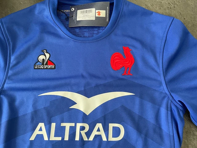 MAILLOT RUGBY ÉQUIPE de FRANCE FFR XIII porté n°7 vintage shirt LORIMAR XL / XXL EUR 88,90 - FR