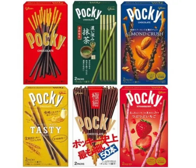 GLICO POCKY 2packs each