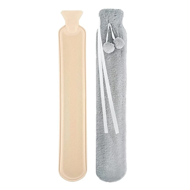 Agua caliente portátil larga para cuerpo, cuello, gris T1N3ff