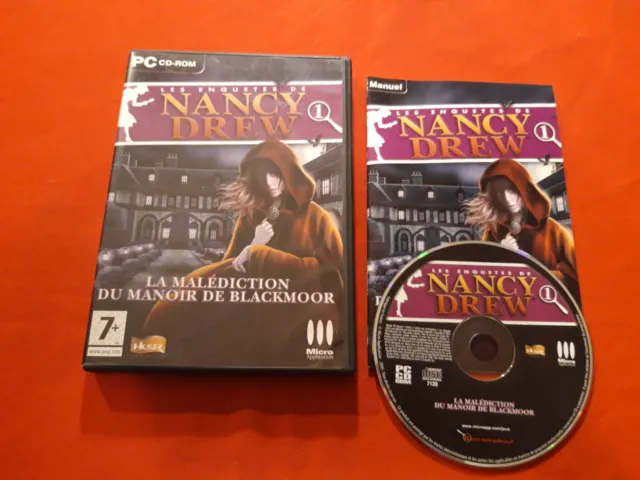 Enquetes Nancy Drew La Malediction Du Manoir De Blackmoor Pc Cd-Rom Pal Complet