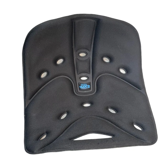 BackJoy Sit Smart Soporte Espalda Inferior Asiento Inteligente Postura Ergonómico Acolchado Negro