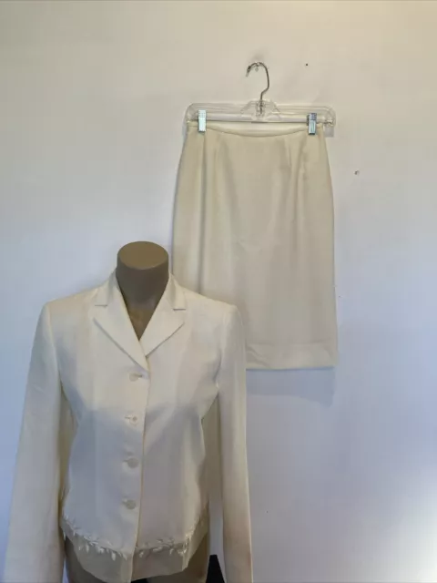 kasper skirt suit size 4 petite