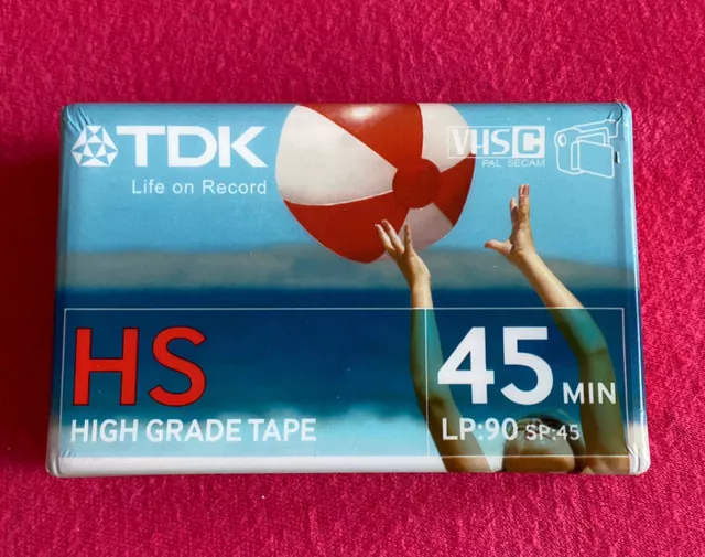 TDK High Grade Tape HG 45/90 VHSC Kassette NEU und OVP