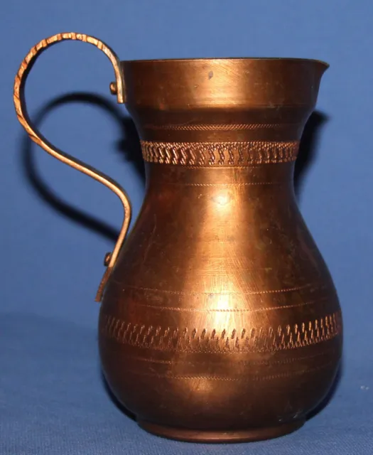 Vintage Hand Made copper jug