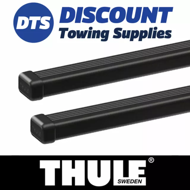 CLEARANCE Genuine Thule 712100 Black Squarebar Evo Roof Bars 108 cm