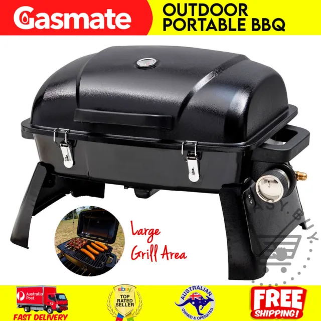 Gas BBQ Grill Portable Gasmate LPG Outdoor Camping Cooking Plate Picnic Caravan