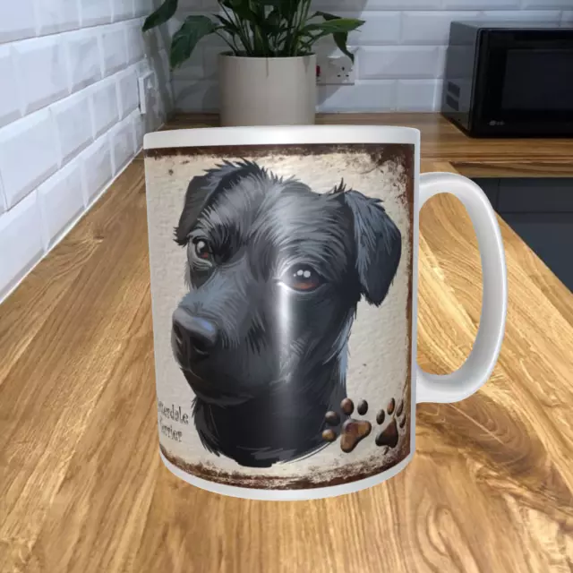 Patterdale Terrier Dog 11oz Coffee Mug My Dog's Rules Theme 945DRMUG