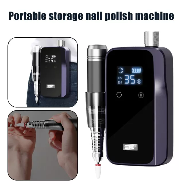 Pro Electric Nail File Drill Manicure Machine Art Acrylic Pedicure Tool Set Kits