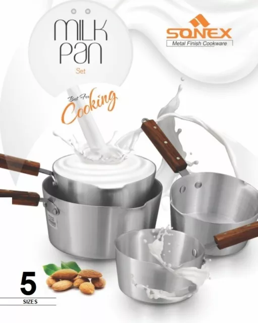 Milk Pan Saucepan Boiling Water Aluminum Sonex Milk Pan Wooden Handle