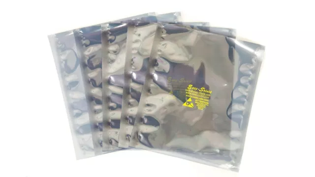 10 ESD Anti-Static Shielding Bags, 24"x24" in (Inner Diameter),Open-Top, 3.1mils